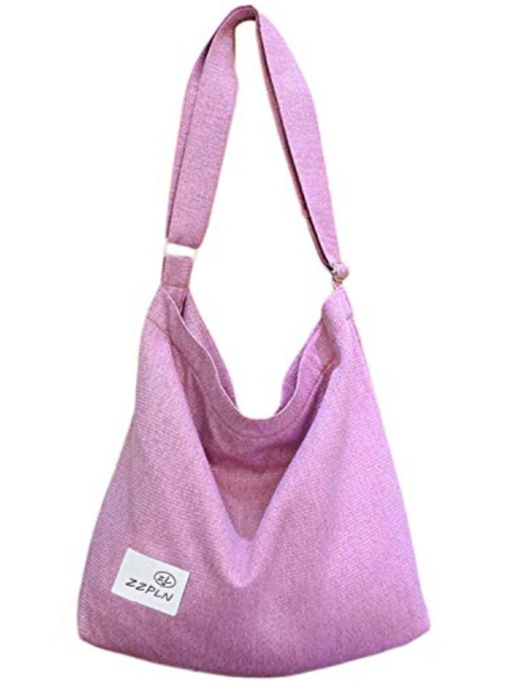 Large Canvas Hobo Crossbody Bag Adjustable Strap Shoulder Bag